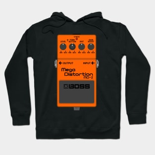 Boss MD-2 Mega Distortion Guitar Effect Pedal Hoodie